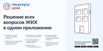 Внедрение мобильного приложения "Госуслуги.Дом"